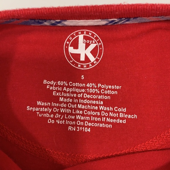 J Khaki Boys Christmas Long Sleeve T-Shirt - Picture 5 of 6